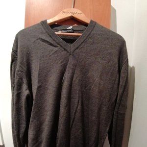 Bluespheres Grey Merino Wool V-Neck
